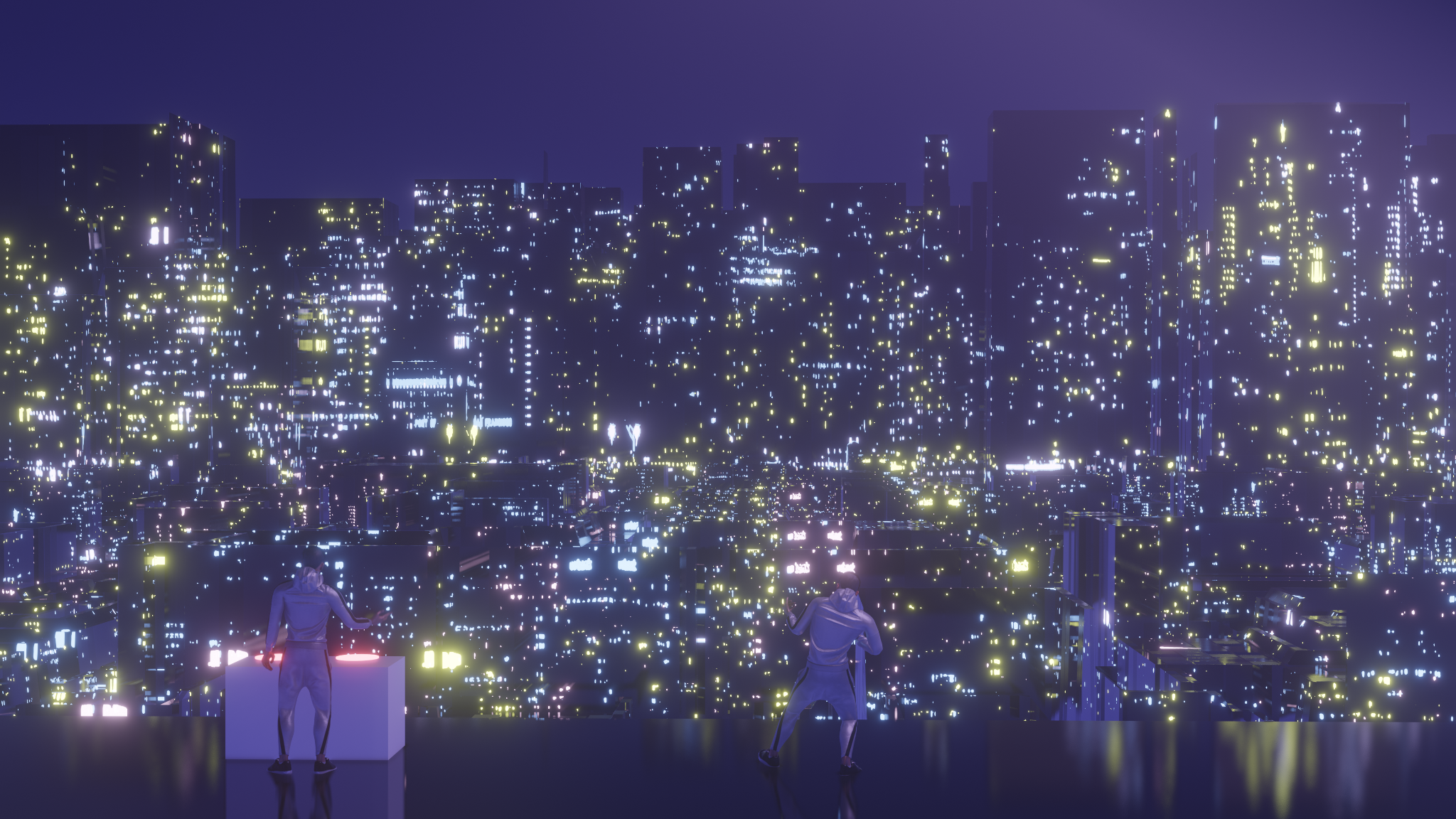 Megamobapalis City — Blender artwork by Michael Costantini